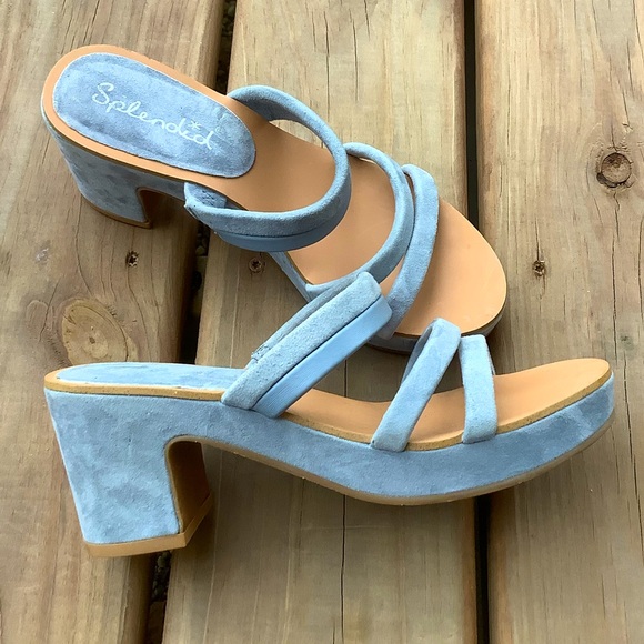 Stylish platform slip on sandals 💙💙 - Picture 1 of 11